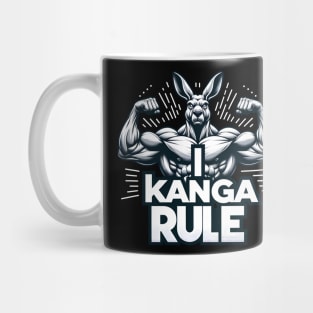 I Kanga Rule Gym Shirt - Jacked Kangaroo Mug